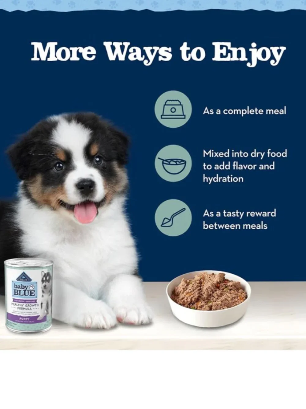 9 pack Blue Buffalo Baby BLUE Turkey & Vegetable Puppy Wet Dog Food, 12.5 oz ea.